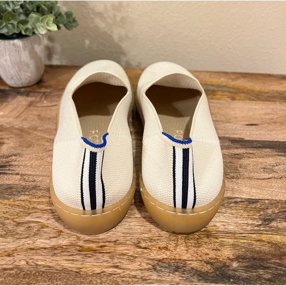 Rothy’s The Original Slip On Sneaker In Vanilla Bean Women’s Size 8.5 - Picture 4 of 10